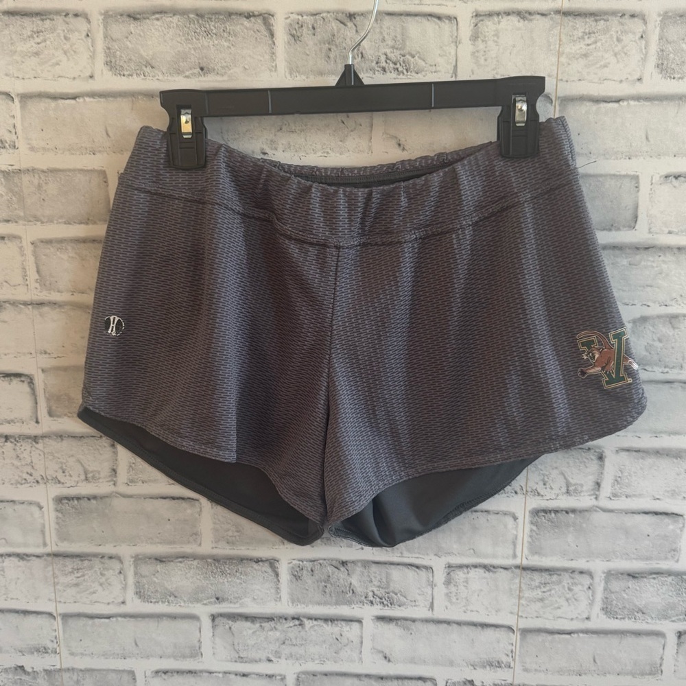 Women’s University of Vermont Catamounts gray athletic shorts Large